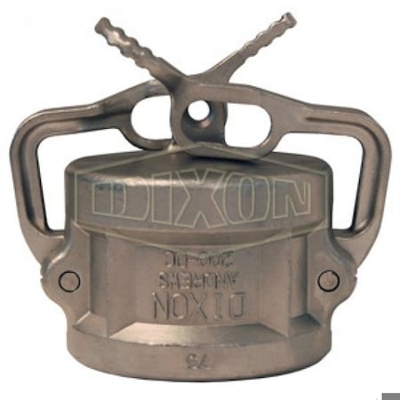 Dixon Lockable Cam and Groove Dust Cap, 1-1/2 in, 316 SS, Domestic 150DC-LSS